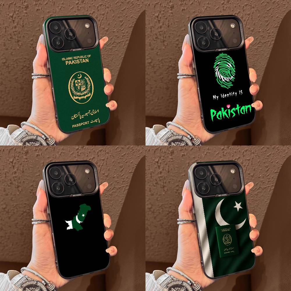 Travel Accessories Iphone - 파키스탄 여권 국기 지도 전화 케이스