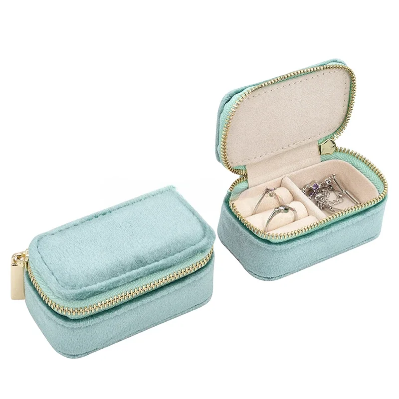 Travel Jewellery & Accessories Organiser - 미니 여행 보석 상자, 반지 지퍼