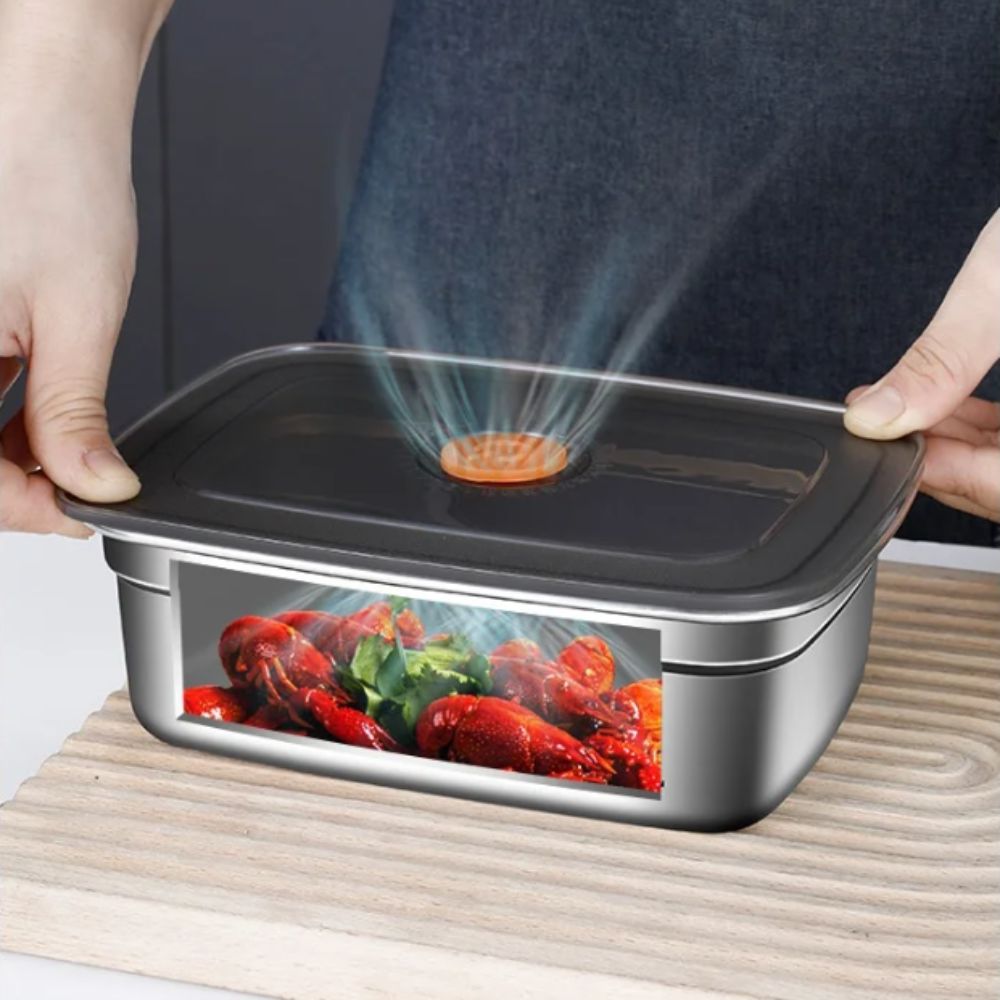Travel Kitchen Accessories - 휴대용 스테인레스 스틸 보존 상자 누출