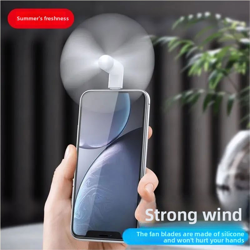 Travel Accessories And Gadgets - 타입 C 미니 휴대폰 선풍기, 휴대용