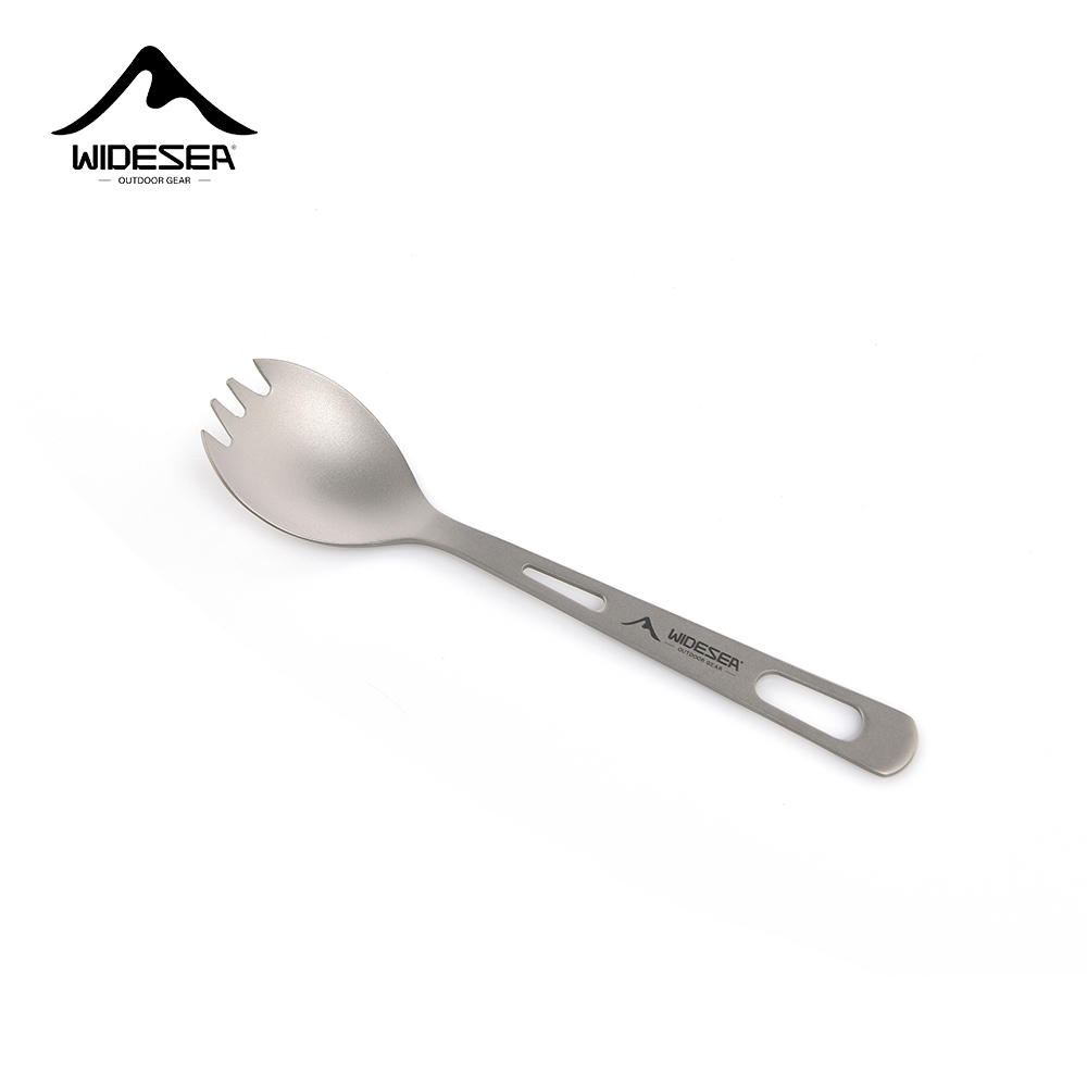 Travel Kitchen Accessories - Widesea 캠핑 요리 세트 스포크 티타늄
