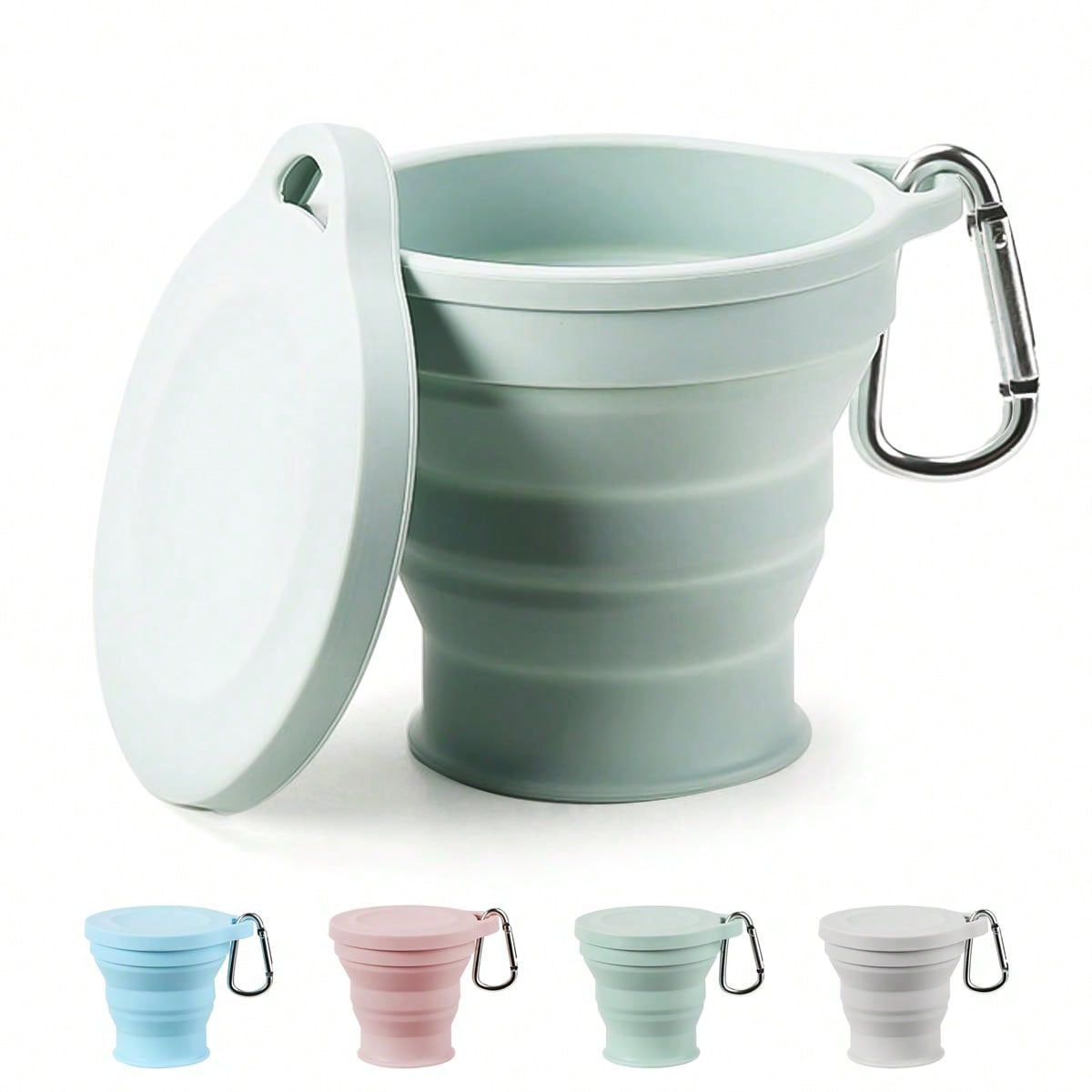Water Bottle Collapsible - Leeseph 실리콘 접이식 여행 컵, 접이식