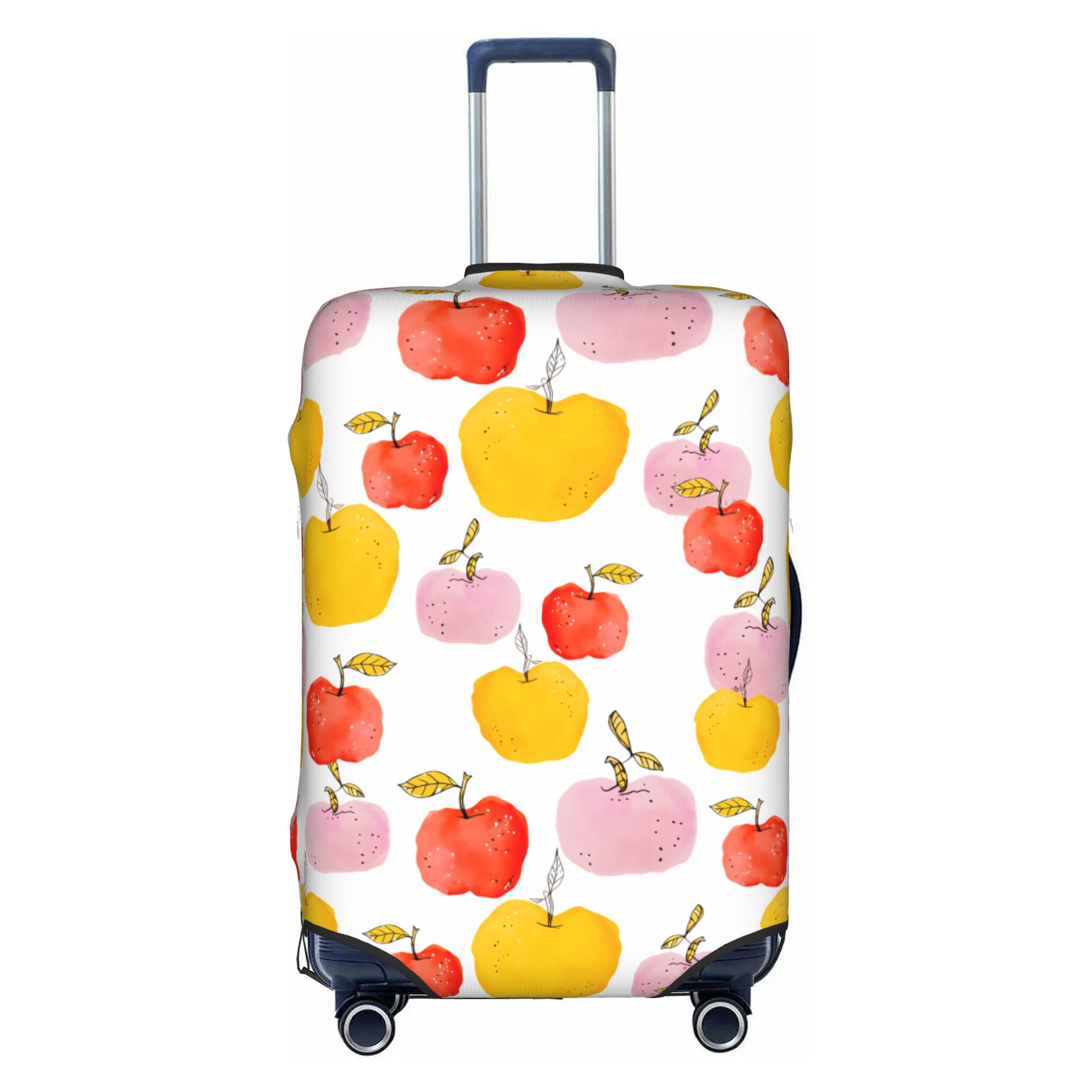 Travel Accessories Apple - 수채화 사과 과일 수하물 커버 패션