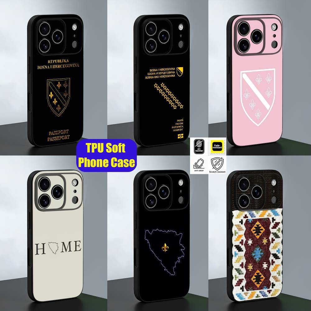 Travel Accessories Iphone - 보스니아 헤르체고비나 여권 모티브 카펫 깃발