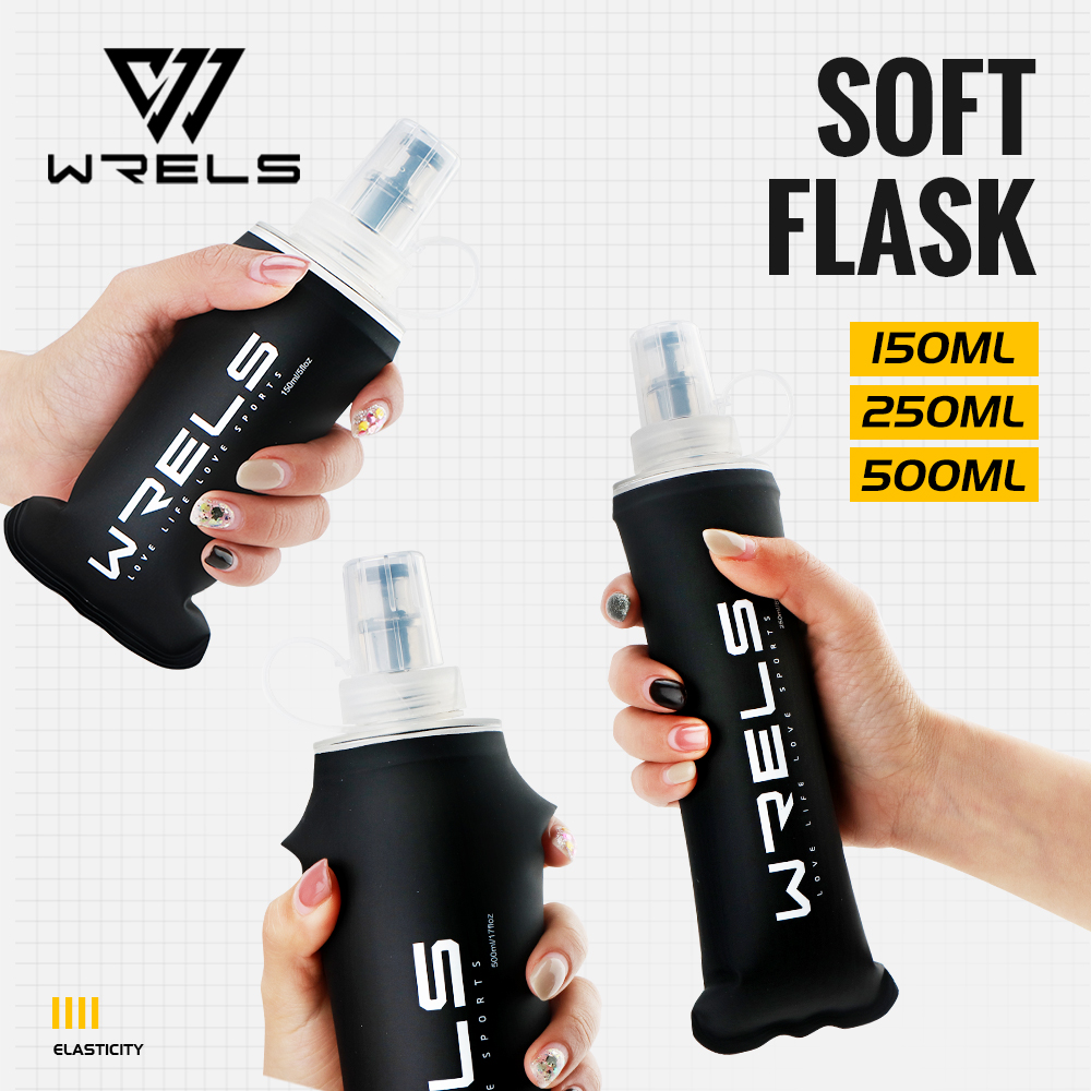 Water Bottle Collapsible - WRELS 소프트 플라스크 TPU 초경량 접이식