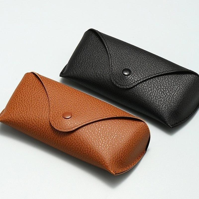 Travel Accessories Pouch For Women - PU 가죽 선글라스 케이스 남녀공용 컴팩트하고