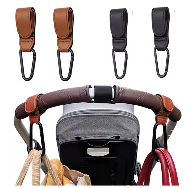 Travel Accessories For 3 Year Old - 아기 유모차 걸이 패션 PU 가죽