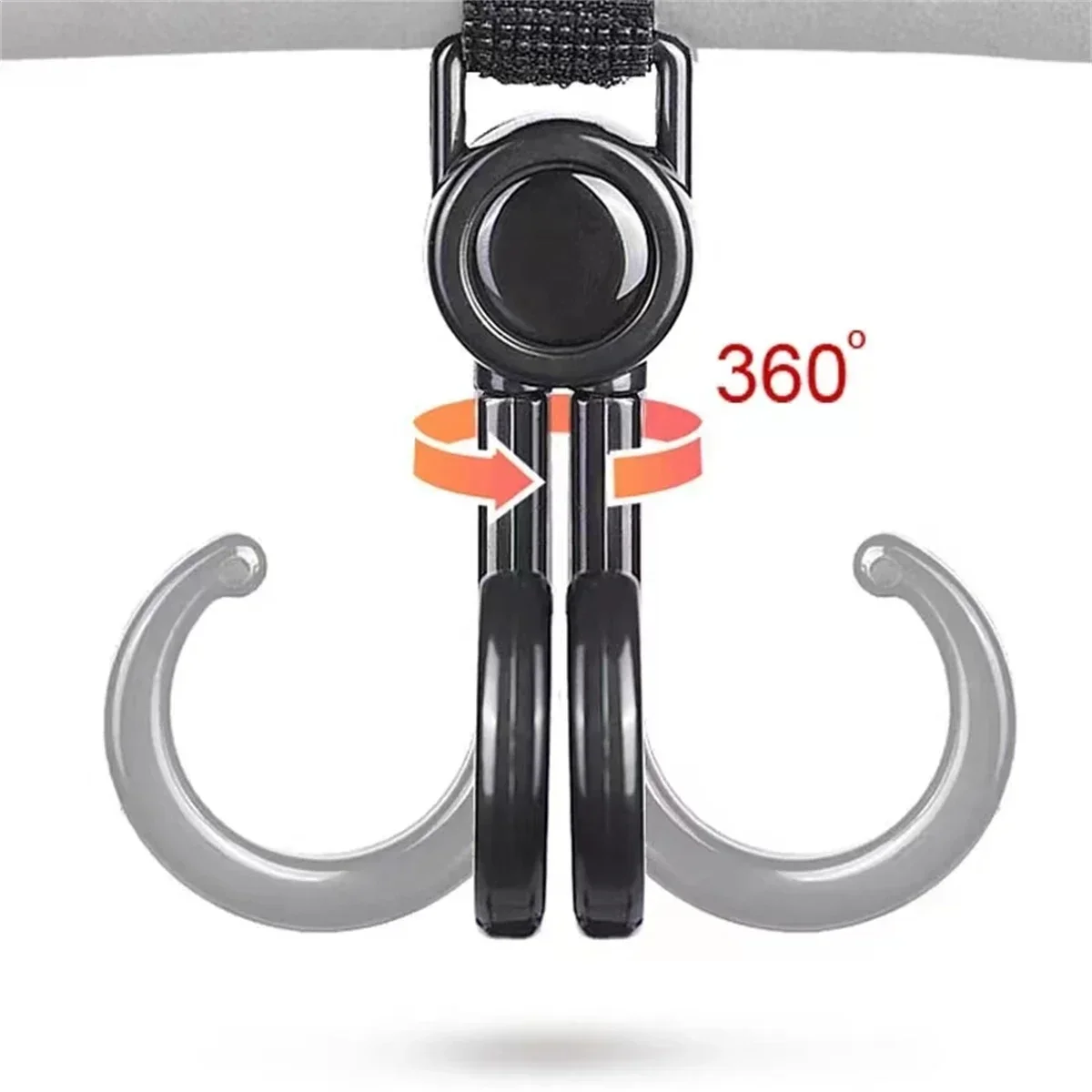 회전식 더블 후크 아기 유모차 여행 액세서리 쇼핑 소품 - Travel Accessories For 3 Year Old 리뷰 및 가격