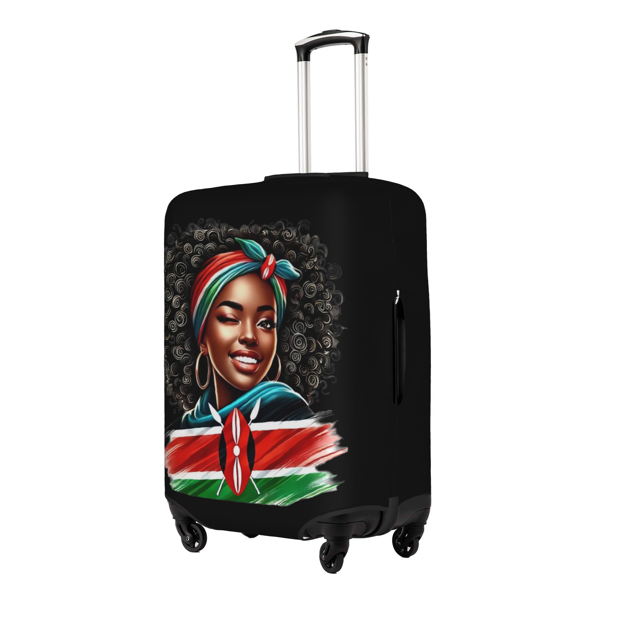 케냐 국기 아프리카계 미국인 수하물 커버 보호대 패션  - Travel Accessories Kenya 리뷰 및 가격