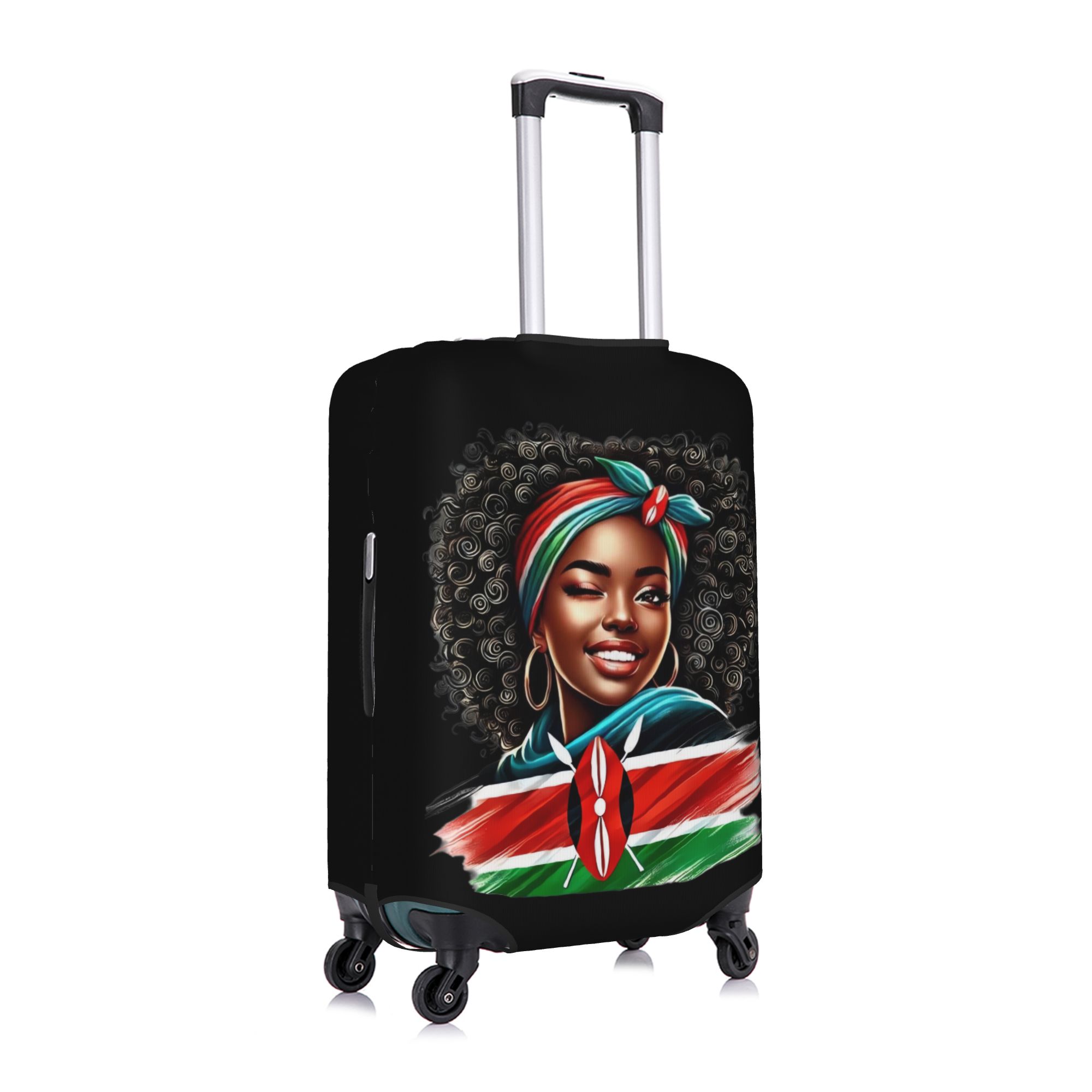 케냐 국기 아프리카계 미국인 수하물 커버 보호대 패션  - Travel Accessories Kenya 리뷰 및 가격