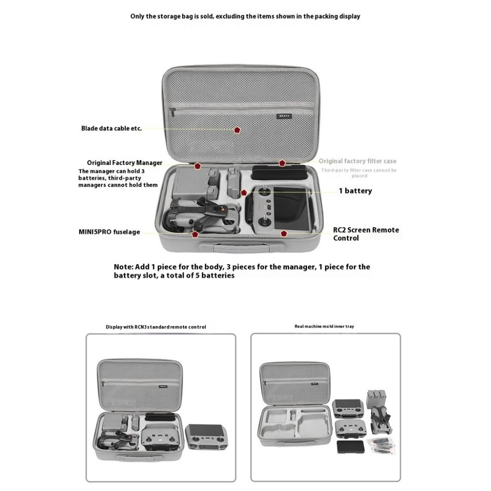 DJI MINI 5 PRO 플라이 세트용 휴대용 케이스 - Xbox Travel Accessories 리뷰 및 가격