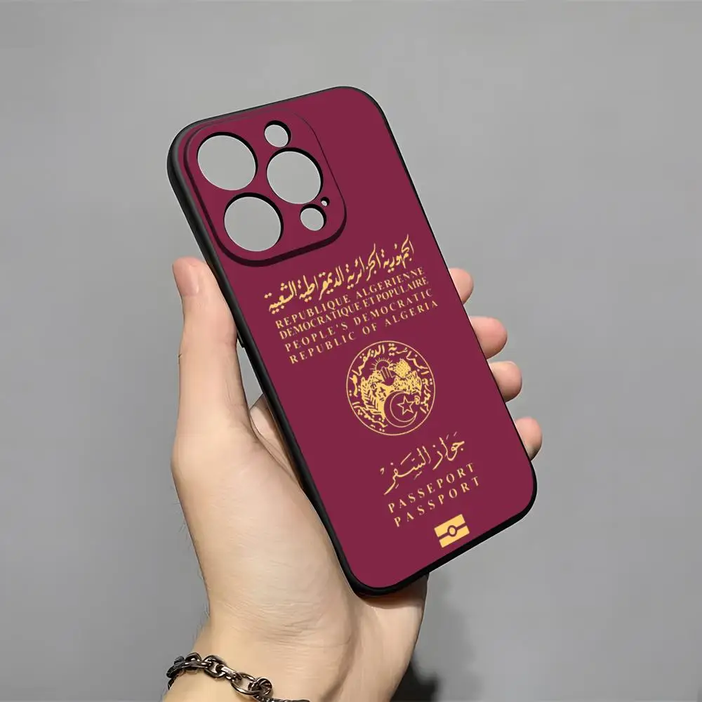 알제리 지도 깃발 여권 디자인 아이폰 17 16 15  - Travel Accessories Iphone 리뷰 및 가격