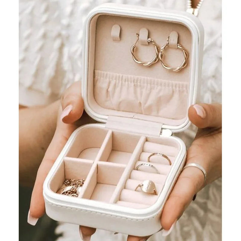 보라색 편지 보석 상자 결혼 선물 신부 들러리 메이드  - Travel Jewellery & Accessories Organiser 리뷰 및 가격