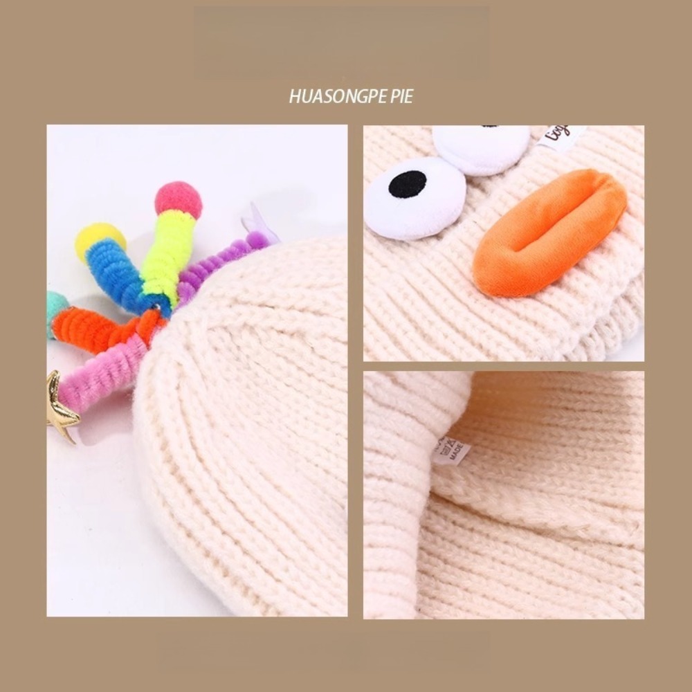 비니 모자 새로운 재미있는 독특한 니트 모자 가을 겨울 - Quirky Travel Accessories 리뷰 및 가격