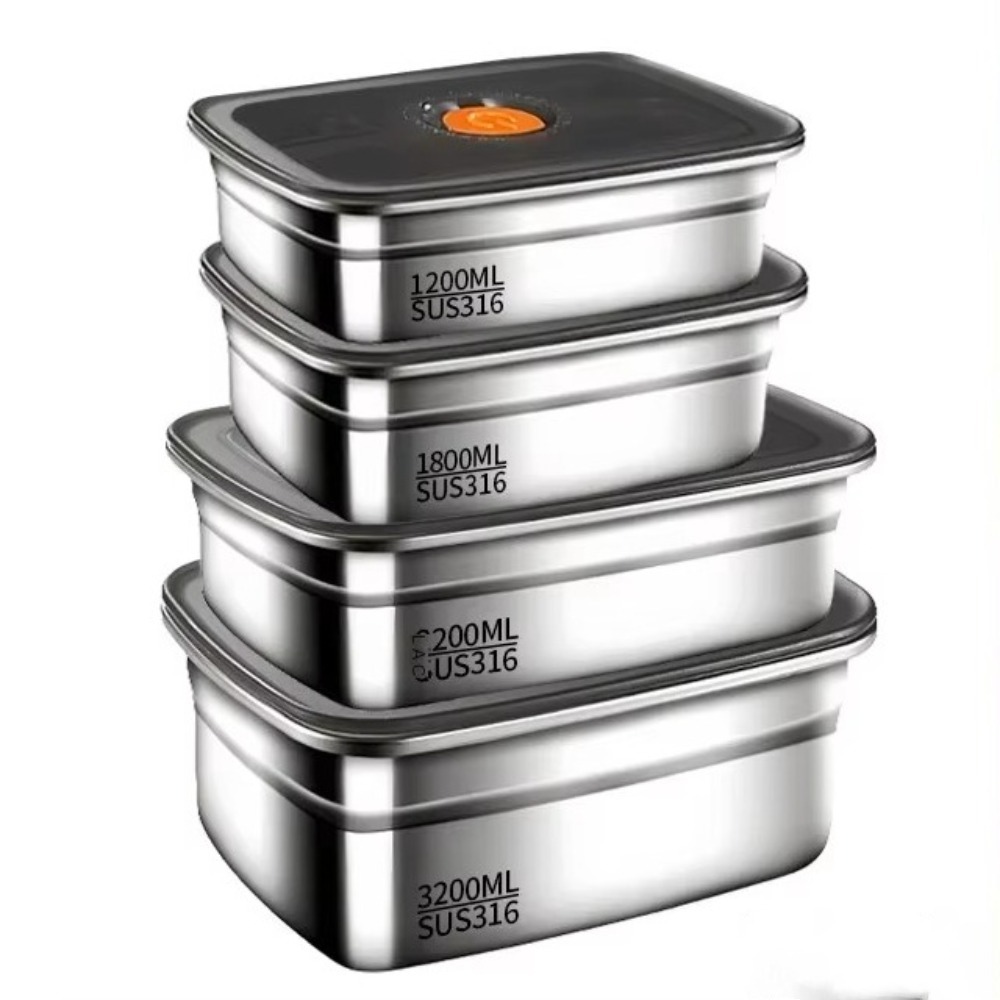 휴대용 스테인레스 스틸 보존 상자 누출 방지 냉장고 냉 - Travel Kitchen Accessories 리뷰 및 가격
