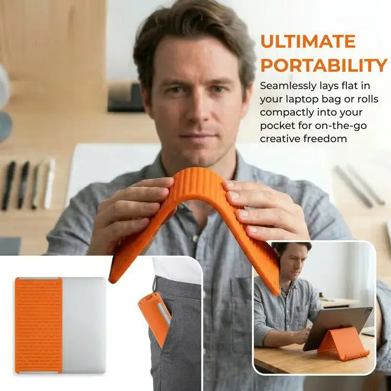 실리콘 접이식 휴대폰 스탠드 태블릿 노트북 DIY 디스 - Travel Accessories Apple 리뷰 및 가격