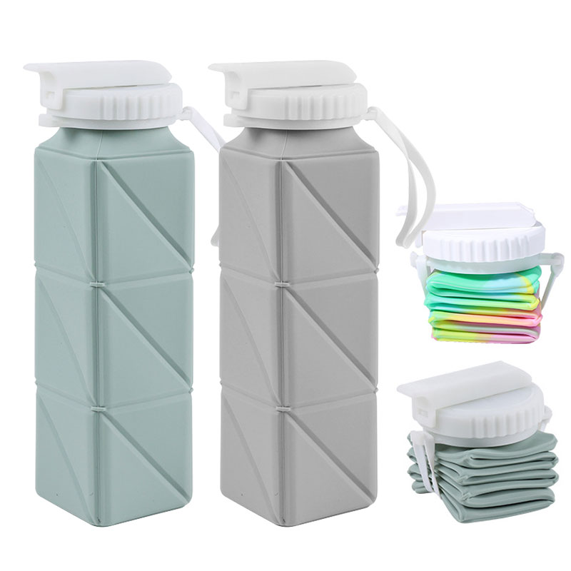 밀짚 뚜껑이있는 620ml 접이식 물병 컵 여행 체육관 - Water Bottle Collapsible 리뷰 및 가격