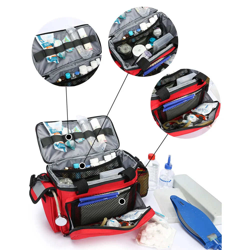 휴대용 야외 구급 상자 의료 가방 격리형 다중 포켓 대 - First Aid Travel Kit 리뷰 및 가격