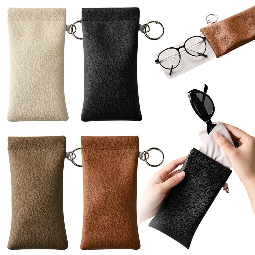 키링이 있는 선글라스 파우치 여성용 휴대용 부드러운 스 - Travel Accessories Pouch For Women 리뷰 및 가격