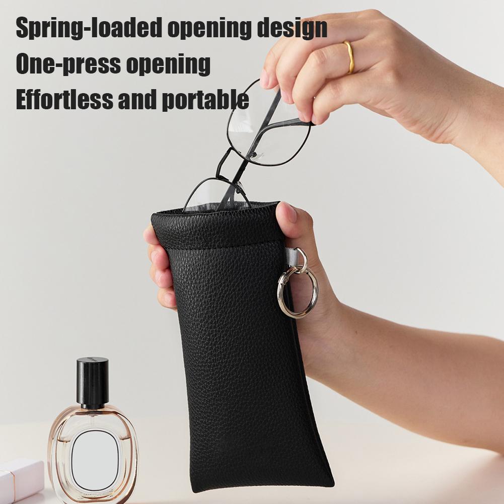 키링이 있는 선글라스 파우치 여성용 휴대용 부드러운 스 - Travel Accessories Pouch For Women 리뷰 및 가격