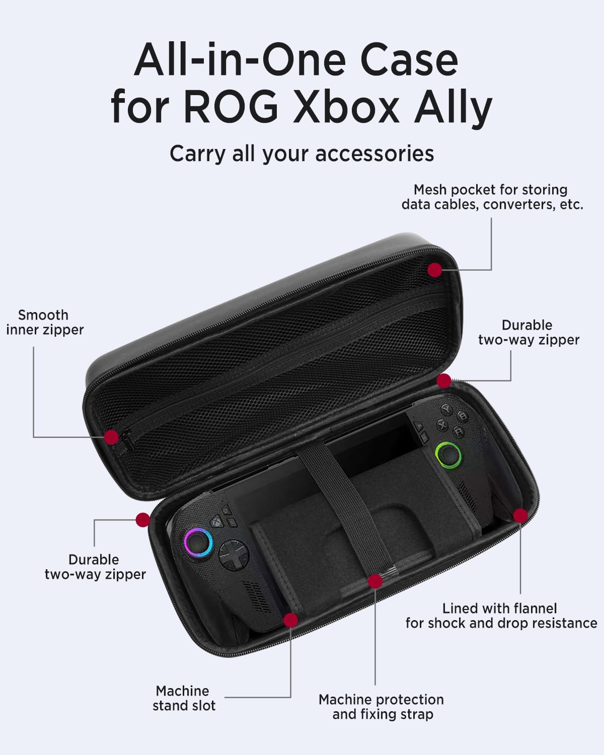 ROG Xbox Ally 게임 콘솔용 여행용 운반 케이 - Xbox Travel Accessories 리뷰 및 가격