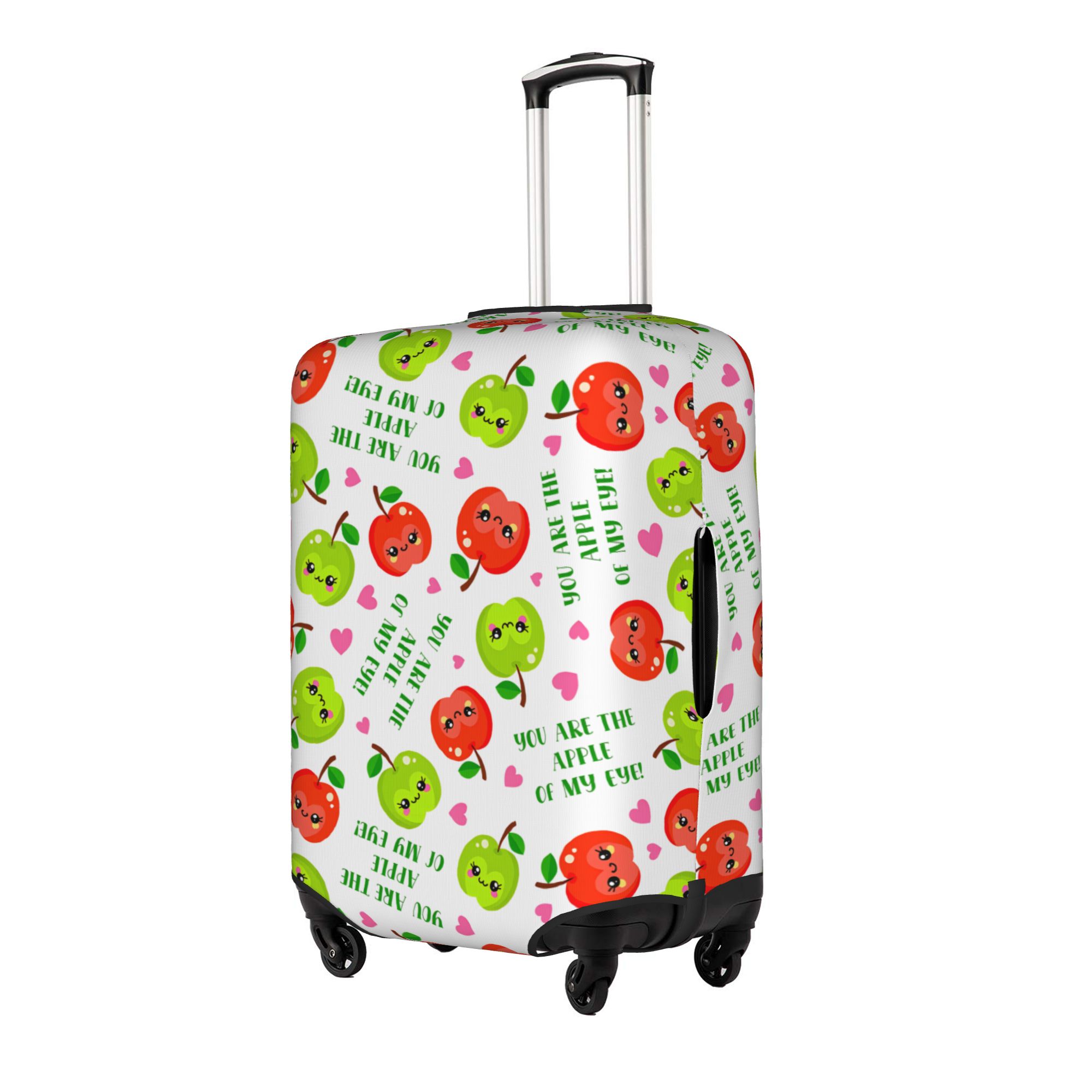 카와이 애플 귀여운 얼굴 수하물 커버 패션 원활한 패턴 - Travel Accessories Apple 리뷰 및 가격