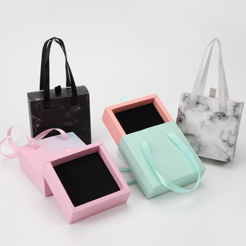 손잡이가 있는 보석 서랍 상자 웨딩 팔찌 반지 귀걸이  - Travel Jewellery & Accessories Organiser 리뷰 및 가격