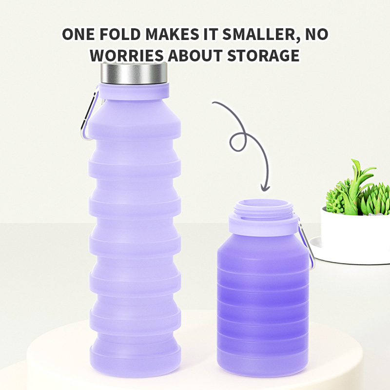 접이식 물병 실리콘 휴대용 물병, BPA 프리, 누수  - Water Bottle Collapsible 리뷰 및 가격