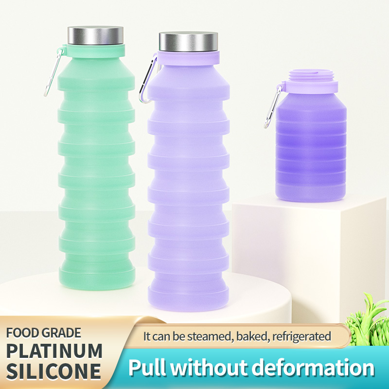 접이식 물병 실리콘 휴대용 물병, BPA 프리, 누수  - Water Bottle Collapsible 리뷰 및 가격