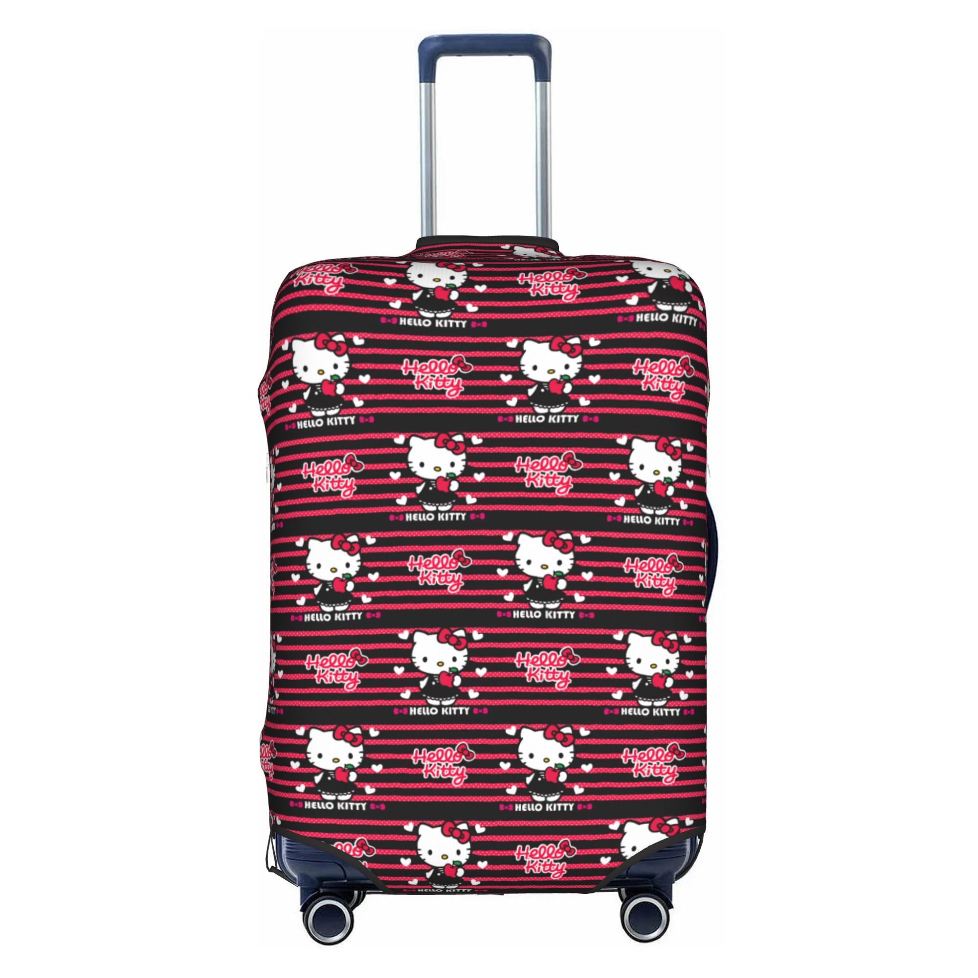 만화 헬로 키티 레드 애플 레드 보우 수하물 커버 보호 - Travel Accessories Apple 리뷰 및 가격