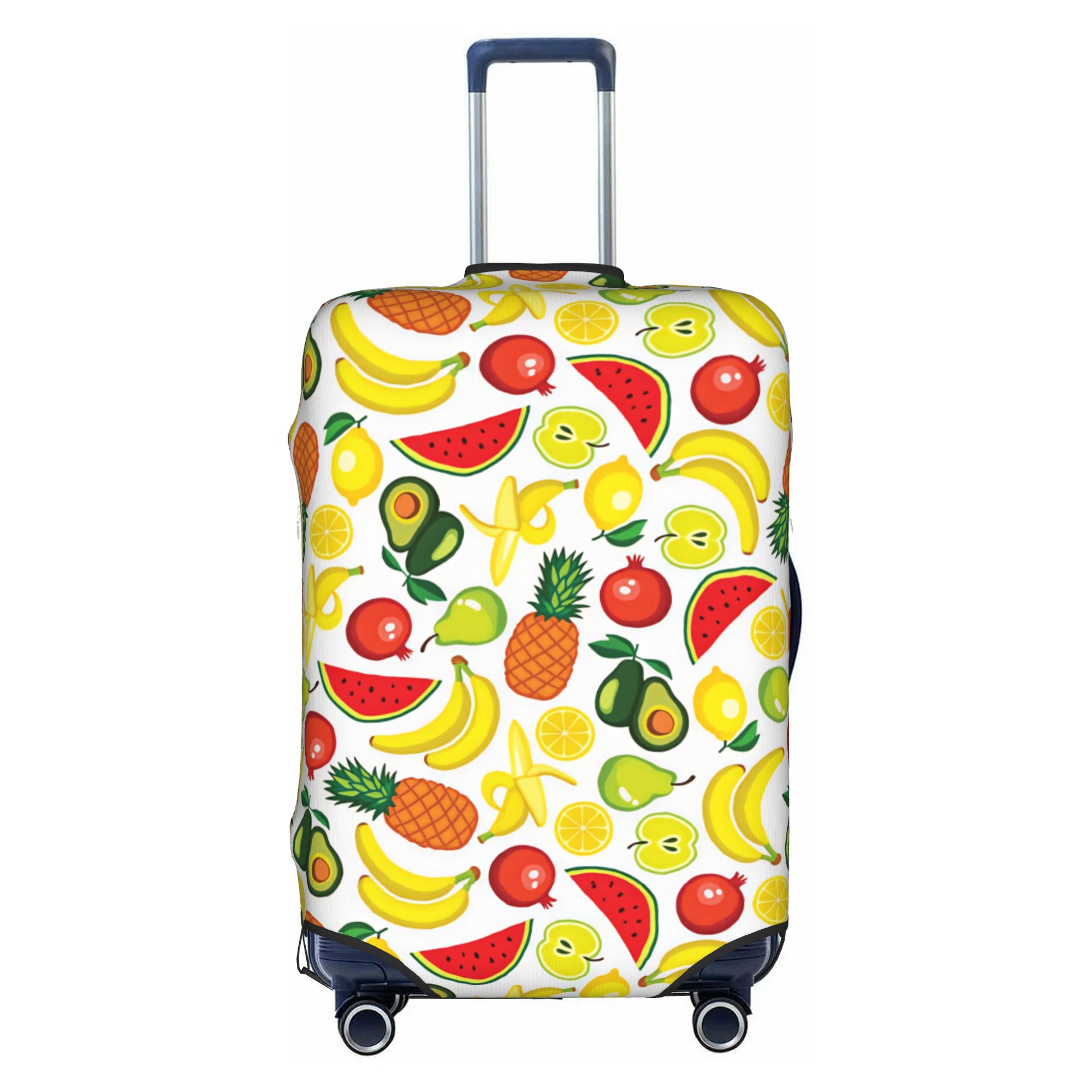 재미있는 아보카도 수박 바나나 파인애플 수하물 커버 보 - Travel Accessories Apple 리뷰 및 가격