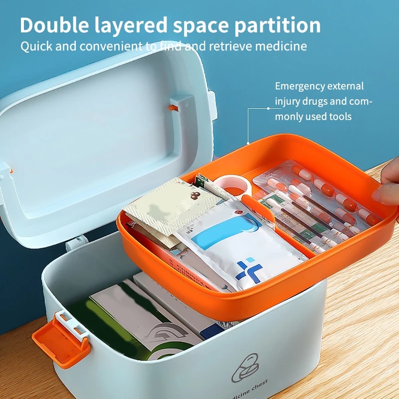 휴대용 플라스틱 약 상자 응급 처치 키트 보관 상자 가 - First Aid Travel Kit 리뷰 및 가격