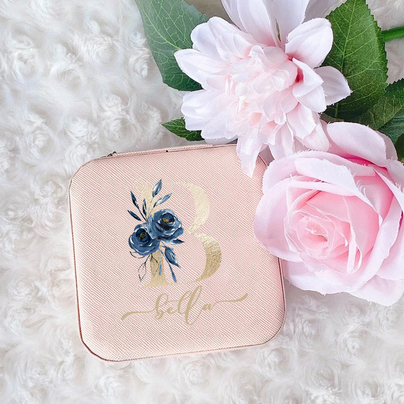 개인 맞춤 이름 보석 반지 상자 여행 여자 보석 케이스 - Travel Jewellery & Accessories Organiser 리뷰 및 가격