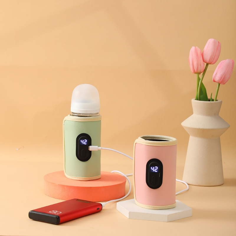 휴대용 디지털 디스플레이 아기 젖병 워머 USB 차량  - Travel Accessories For 3 Year Old 리뷰 및 가격