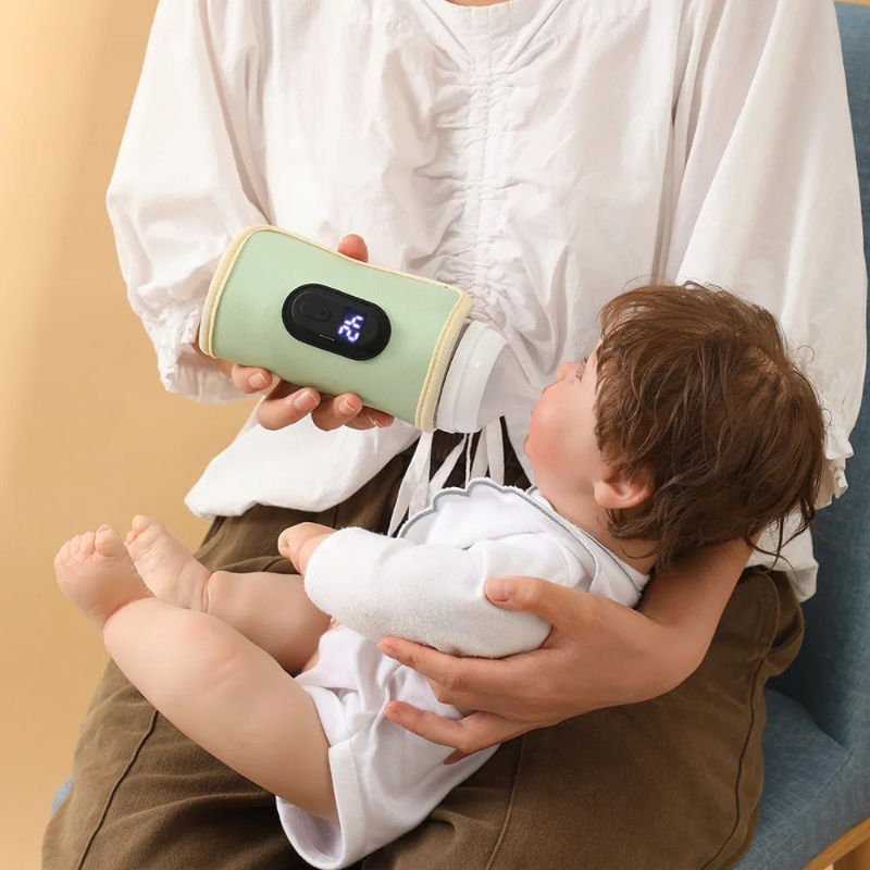 휴대용 디지털 디스플레이 아기 젖병 워머 USB 차량  - Travel Accessories For 3 Year Old 리뷰 및 가격