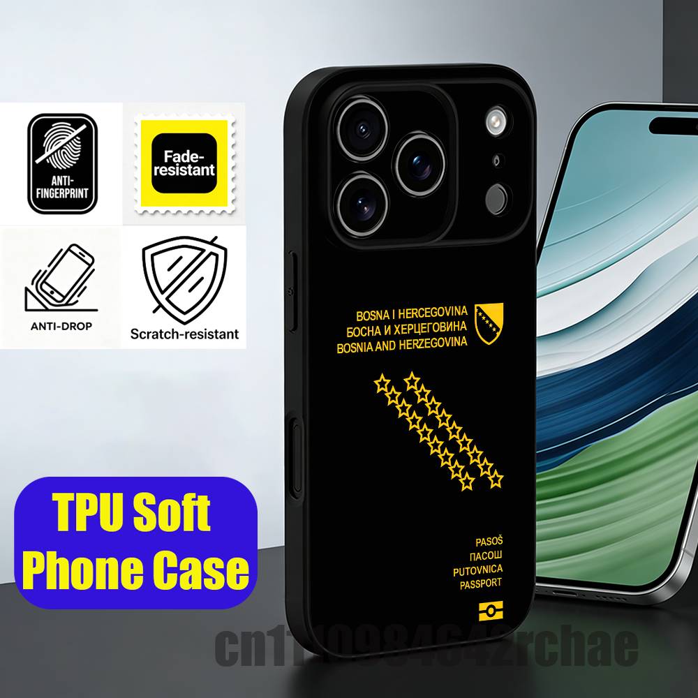 보스니아 헤르체고비나 여권 모티브 카펫 깃발 휴대폰 케 - Travel Accessories Iphone 리뷰 및 가격