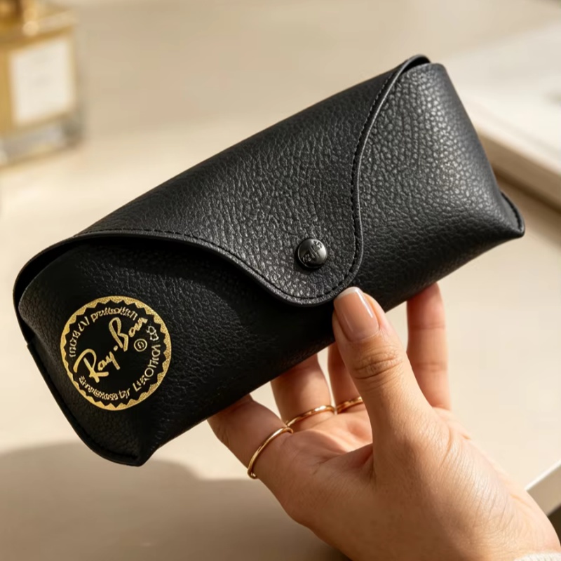 레이밴 가죽 선글라스 케이스 휴대용 스냅 파우치 안티  - Travel Accessories Pouch For Women 리뷰 및 가격