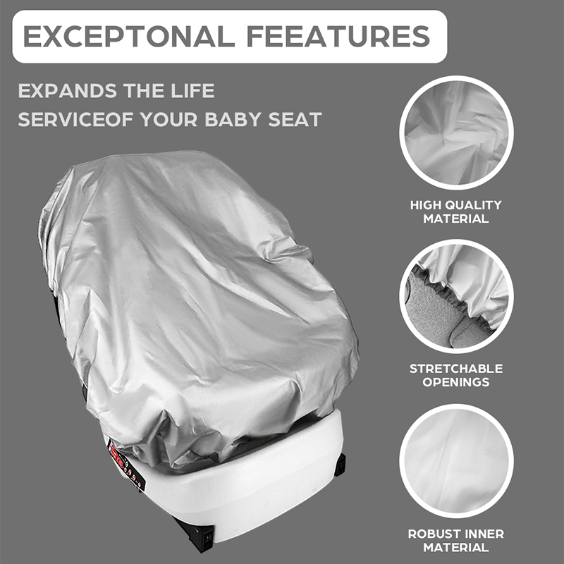 1PC 실버 베이비 카시트 차양 커버는 열과 태양 UV - Travel Accessories For 3 Year Old 리뷰 및 가격
