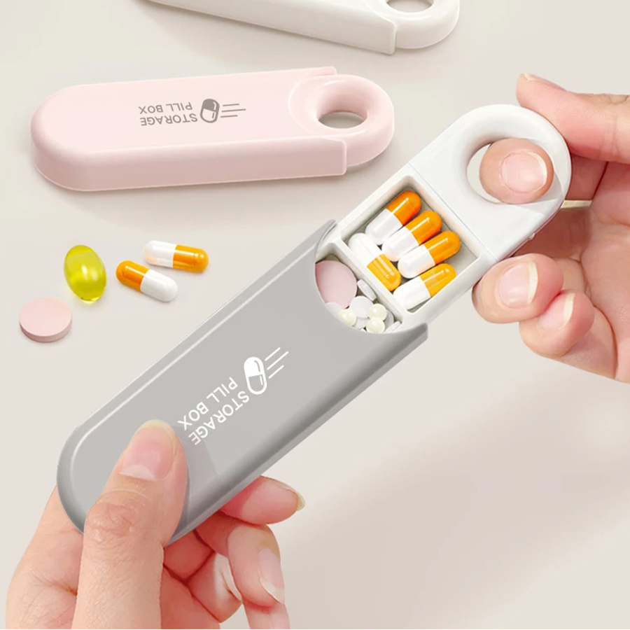 휴대용 다채로운 3 공간 의학 케이스 건강 관리 컨테이 - First Aid Travel Kit 리뷰 및 가격