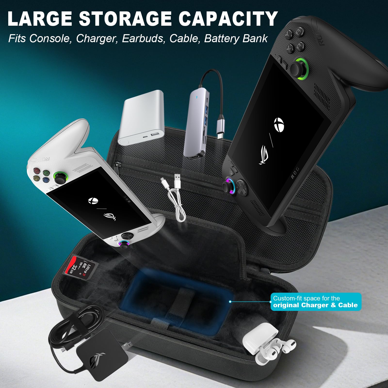 ASUS ROG XBOX ALLY X 2025용 대용량 - Xbox Travel Accessories 리뷰 및 가격
