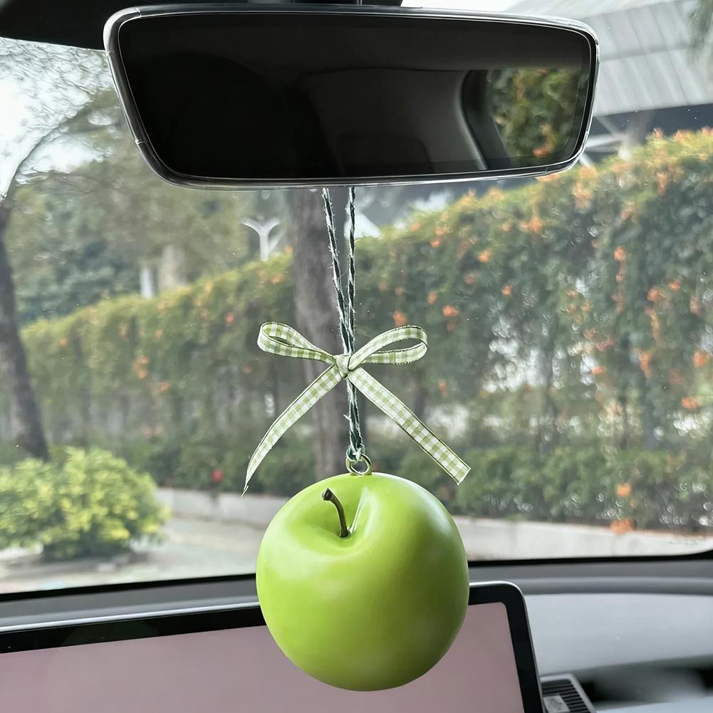 귀여운 리얼리틱 과일 사과 키체인 자동차 장식 가방 장 - Travel Accessories Apple 리뷰 및 가격