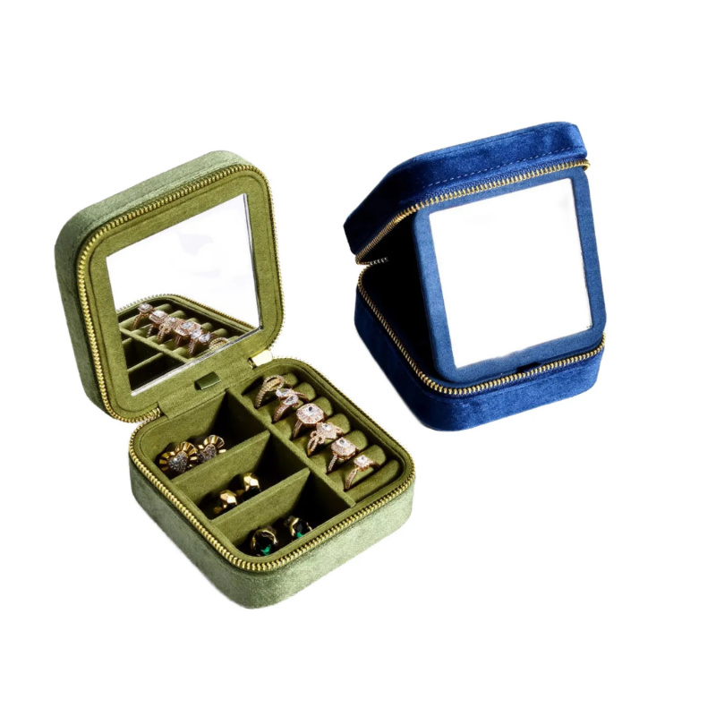 맞춤형 고급 보석 포장 상자, 최고급 벨벳 보석함, 맞 - Travel Jewellery & Accessories Organiser 리뷰 및 가격