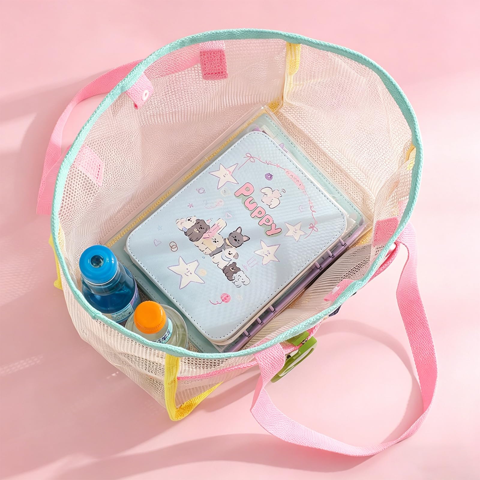 여성용 비치백, 화려한 접이식 그물망 모래 가방, 여행 - Travel Accessories Shops 리뷰 및 가격