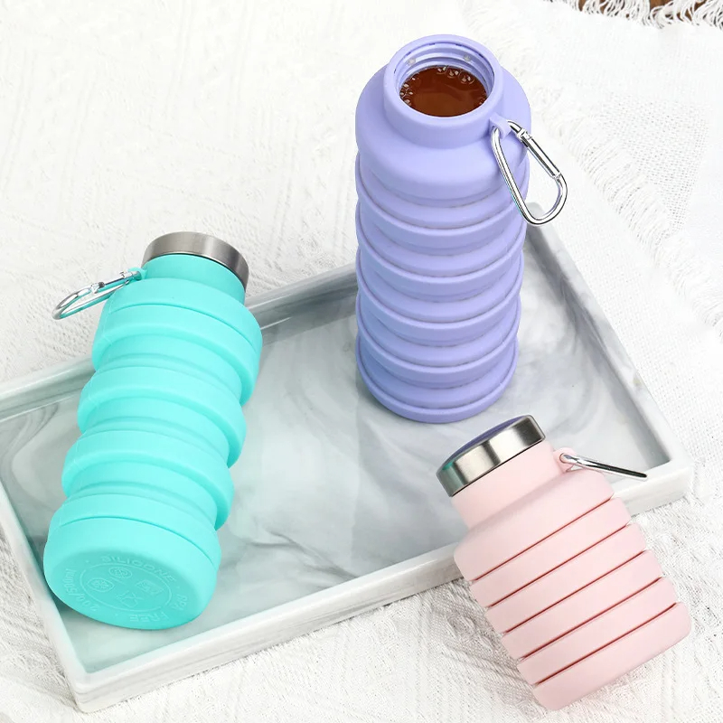 접이식 물병, 재사용 가능한 BPA 프리 실리콘 접이식 - Water Bottle Collapsible 리뷰 및 가격
