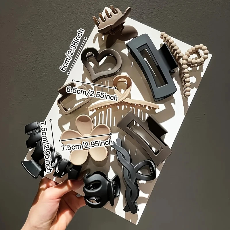 11Pcs 모듬 머리 발톱 클립 작업 여행 및 일일 사 - Travel Accessories Shops 리뷰 및 가격