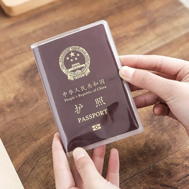 투명 여권 커버 PVC 방수 케이스 여성용 지갑 비즈니 - Travel Accessories Pouch For Women 리뷰 및 가격