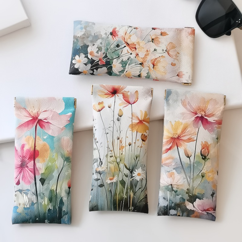 1pc 안경 케이스, 인조 가죽 안경 주머니, 방수 안 - Travel Accessories Pouch For Women 리뷰 및 가격