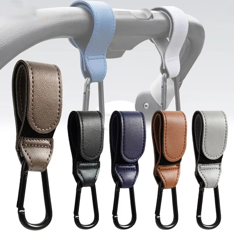 2개 가죽 카트 걸이 아기 유모차 걸이 PU 조절 가능 - Travel Accessories For 3 Year Old 리뷰 및 가격