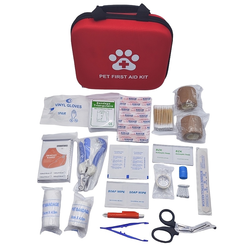 휴대용 애완동물 구급상자, 고양이와 강아지 야외 차량  - First Aid Travel Kit 리뷰 및 가격