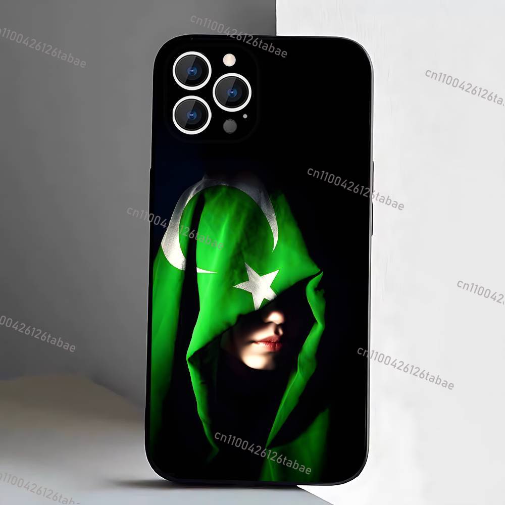 파키스탄 국기 검정색 소프트 케이스 아이폰 17 13  - Travel Accessories Iphone 리뷰 및 가격